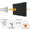 Picture of BXI Soundproofing Closed Cell Foam - 8 Pack Self-adhesive 16'' X 12'' X 1'' Thickened Egg Crate Sound Proof Foam - Acoustic Foam Panels Great for Noise & Thermal Insulation (Black)