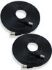 Picture of GLS Audio 50ft Mic Cable Patch Cords - XLR Male to XLR Female Black Microphone Cables - 50' Balanced Mike Snake Cord - 2 Pack