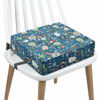 Picture of Toddler Booster Seat Dining, Cartoon Canvas Washable 2 Straps Safety Buckle Kids Booster Seat for Dining Table, Portable Travel Increasing Cushion (Forest-Green)