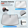 Picture of Windshield Sun Shade for Toyota Tundra 2022-2024, Upgraded Heat Insulation Front Window Shade Cover for Tundra 2022 2023 2024, Foldable Windshield Shade Tundra Accessories Window Protector Block UV