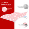Picture of Baby Splat Mat Anti Slip Waterproof High Chair Mat, Baby Feeding Table Cloth Floor Mat Cover, Baby Art Playtime Mat for Craft/Mealtime, 42X46 Inch Washable Portable Picnic Mat - Pink Star