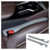 Picture of IHOTDER Super Flexible Car Seat Gap Filler,Durable Car Organizer Between Seats for Tightly Filling Seat Gaps,Universal Car Side Seat Gap Filler Car Accessories for Women & Men (Gray)