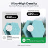 Picture of Dexmoko Self-Adhesive Acoustic Panels [390 lbs/yd³ Ultra-High Density], 2nd Generation Sound Absorbing Panel, Professional Level Sound Panel, Polyester Soundproof Foam [Size M, Light Sky Blue]
