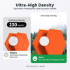 Picture of Dexmoko Self-Adhesive Acoustic Panels [390 lbs/yd³ Ultra-High Density], 2nd Generation Sound Absorbing Panel, Professional Level Sound Panel, Polyester Soundproof Foam [Size L, Orange]