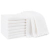 Picture of Orighty Burp Cloths for Baby 8 Pack - Super Soft & Absorbent Coral Fleece Baby Burp Cloth, 20x10 Inch Gentle Large Burping Rugs for Babies Sensitive Skin, Burping Cloths for Newborn Essential, White