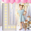 Picture of 4FT Marquee Letters, Marquee Light Up Letters Mosaic Letter for Balloons for Birthday Wedding Engagement Party Backdrop Decor, Large Marquee Letters for Party Decoration Arch Kit Decorations Letter L