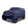 Picture of X AUTOHAUX SUV Car Cover Fit for Jeep Wrangler JK JL 4 Door 2007-2021 Outdoor Waterproof Sun Dust Wind Snow Protection 210D Oxford with Driver Door Zipper Navy Blue