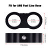 Picture of EVIL ENERGY 6AN Hose Separator Clamp, AN6 Fuel Line Mounting Clamp Aluminum Black 4PCS