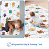 Picture of Premium Foam Baby Play Mat 79" x 59", Large & Thick Baby Mat for Floor, Non-Slip Cushioned Baby Play Mat for Playing, Baby Crawling Mat for Infants, Babies, Toddlers, Play & Tummy Time