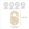 Picture of 3 Sprouts Baby & Toddler Hanger Closet Dividers Set of 8 - Durable Baby Clothes Organizer, Nursery Closet Organization for Baby Clothing by Size or Age from Infant to Toddler Boy & Girl - Bird