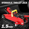 Picture of DNA MOTORING Low Profile Hydraulic Trolley Service/Floor Jack, 1.5 Ton (3000 lbs) Capacity, Lifting Range 5.3"-12",Red,TOOLS-00326