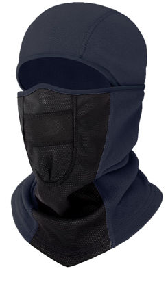 Picture of Therma Pro Balaclava Ski Mask Winter Fleece Thermal Face Cover for Men Women Breathable Skiing Motorcycle & Snowboarding, Navy Blue, Large