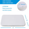 Picture of Mecc ecoh Rectangle Baby Bassinet Mattress, 100% Breathable Cover, 2" Thick, Fit for Dream On Me Poppy/RONBEI/Cowiewie/suihuooo/ALVOD/Kinder King/Delta Children Simmons Kids Bassinet, 32"x18"