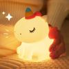 Picture of LANUMIONG LED Cute Night Light for Kids, Silicone Rechargeable Night Light - 3 Level Dimmable Bedside Touch Lamp, Bedside Lamp for Baby and Toddler, for Gift Boys Girls and Children