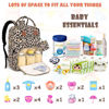 Picture of Tenot Baby Diaper Bag Backpack Travel Diaper Bags for Baby Girl Boy Large Capacity Baby Bag Backpack for Women Leopard Print