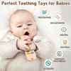 Picture of Teething Relief Teethers Toys for Babies 3-6 12 Months Gifts, Silicone Remote Control Baby Teether Bath Toys for 3 6 9 Months Newborn Infant Boy Girl Autism, Food Grade Silicone Sensory Toys, Pink