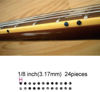Picture of Inlay Sticker Fret Markers for Guitars & Bass - 1/8" Small Side Marker Dots - Black Pearl