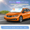 Picture of ZOIBV for Honda Civic 2012-2015 Sun Shade Sunshade Windshield Cover, 4-Layer Front Window Shade Custom Fit Civic Sun Visor 240T Retractable Shade Blocks UV Rays Cooler Car Accessories