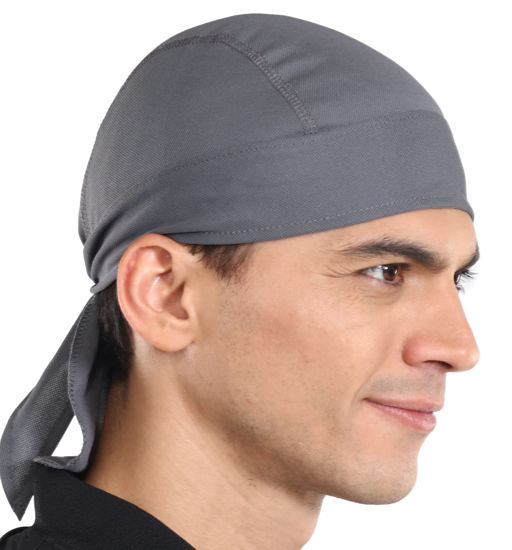 Picture of Cooling Helmet Liners - Do Rag Skull Caps for Men - Cooling Head Wraps, Hard Hat Liner - Motorcycle Pirate Bandana