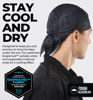 Picture of Cooling Helmet Liners - Do Rag Skull Caps for Men - Cooling Head Wraps, Hard Hat Liner - Motorcycle Pirate Bandana