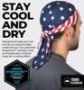 Picture of Cooling Helmet Liners - Do Rag Skull Caps for Men - Cooling Head Wraps, Hard Hat Liner - Motorcycle Pirate Bandana