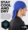 Picture of Cooling Helmet Liners - Do Rag Skull Caps for Men - Cooling Head Wraps, Hard Hat Liner - Motorcycle Pirate Bandana