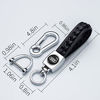 Picture of 121Fruit Way Genuine Leather Car Key Fob Key Chain Heavy Duty Keychain for Toyota TRD Sequoia Tundra Tacoma 4RunnerTrucks Vehicle Accessories