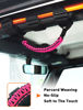 Picture of Savadicar 4 x Roll Bar Grab Handles with USA Flag, Grip Handle for Jeep Wrangler CJ YJ TJ JK JKU JL JLU & Gladiator JT 1955-2024, Interior Accessories, Pink