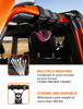 Picture of Savadicar 4 x Roll Bar Grab Handles with USA Flag, Grip Handle for Jeep Wrangler CJ YJ TJ JK JKU JL JLU & Gladiator JT 1955-2024, Interior Accessories, Pink