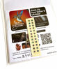 Picture of Inlay Sticker Fret Markers for Guitars & Bass - 1/8" Small Side Marker Dots - Abalone-Mix
