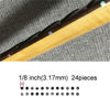 Picture of Inlay Sticker Fret Markers for Guitars & Bass - 1/8" Small Side Marker Dots - Abalone-Mix