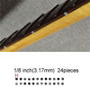 Picture of Inlay Sticker Fret Markers for Guitars & Bass - 1/8" Small Side Marker Dots - Metallic