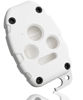 Picture of Cutting NOT Required Key Fob Replacement Shell for Honda Accord Civic CRV Pilot and More - Better Than OEM Key Fob Cover - Made in USA Custom Fit Durable Design Check Fitment (White, 4 Button)
