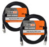 Picture of Gearlux DMX Cable 25ft 3-Pin Male-to-Female - 2 Pack
