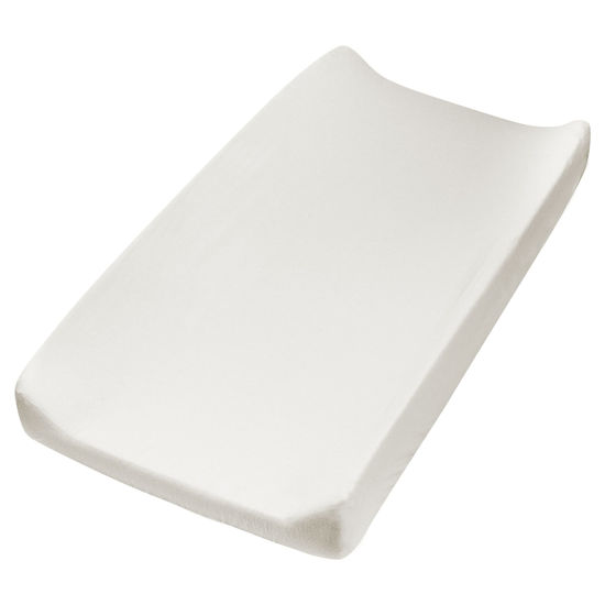 Picture of HonestBaby Girls Organic Cotton Changing Pad Cover, Sugar Swizzle, One Size