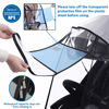 Picture of Stroller Rain Cover,Universal Stroller Accessory,Waterproof, Windproof Protection,Protect from Dust Snow,Baby Travel Weather Shield