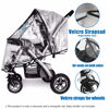 Picture of Stroller Rain Cover,Universal Stroller Accessory,Waterproof, Windproof Protection,Protect from Dust Snow,Baby Travel Weather Shield