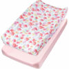 Picture of HonestBaby Organic Cotton Changing Pad Covers (Set of Two), Rose Blossom/Pink, One Size