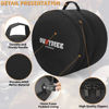Picture of OUUTMEE Bass Drum Bag For Bass Tom 22"x18", 10mm Thick Padded Travel Drum Case
