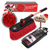 Picture of RIDE KINGS Car Duster,Exterior Scratch Free Soft Car Brush Kit for Car,Truck,SUV,RV and Motorcycle,Wax Cotton Hair,Car Duster with Extendable Handle,Duster for Car Cleaning,Car Feather Duster,No Lint