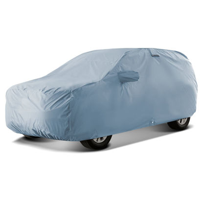 Picture of iCarCover 30-Layer Premium SUV Car Cover Waterproof All Weather | Rain Snow UV Sun Hail Protector for Automobiles | Automotive Accessories | Full Exterior Outdoor Cover Fit for SUV (179-183 inch)