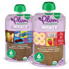 Picture of Plum Organics Mighty Builder Organic Toddler Food - Variety Pack - 4 oz Pouch (Pack of 8) - Fruit and Veggie Toddler Food Pouch