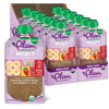 Picture of Plum Organics Mighty Builder Organic Toddler Food - Banana, White Bean, Strawberry, and Chia - 4 oz Pouch (Pack of 12) - Organic Fruit and Vegetable Toddler Food Pouch