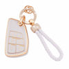 Picture of EKALA for Chevy Key Fob Cover with Keychain 6 Buttons Soft TPU Car Keys Shells Compatible with 2021 2022 Chevy Suburban Tahoe GMC Yukon Key Fob Protector (BCK-6D)