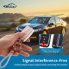 Picture of EKALA for Acura Key Fob Cover Case with Keychain Lanyard, 4 Buttons Soft TPU Keys Shells Key Fob Holder Compatible with Acura CDX RDX RLX TLX TLX-L ILX NSX Car Key Cover (ACU)