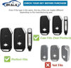 Picture of EKALA for Kia Key Fob Cover 5 Buttons Soft TPU Full Covers Protection Keys Shells Keychains Fit for Kia Cerato Ceed Forte NIRO Seltos Sorento Sportage Soul Smart Key Fob Protector Black Gold (BP-Ki)