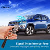 Picture of EKALA for Jeep Key Fob Cover with Leather Key Fob Keychain, 3 4 5 Buttons Soft TPU Keys Shells Compatible with Jeep Grand Cherokee Compass Renegade Cherokee Dodge Chrysler Key Fob Protector (BP-Jep)
