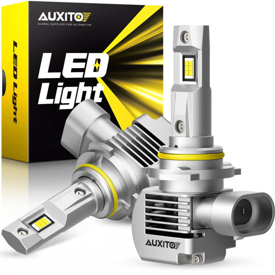 Picture of AUXITO Q16 9006 HB4 Bulbs 2024, 6000K 30000LM Super Bright Cool White, 9006 Fog Light Bulbs, 3min Plug and Play,IP68, Pack of 2