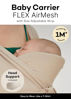 Picture of Konny Baby Carrier FLEX AirMesh(Head Support) - Summer Adjustable Summer, Easy to Wear and Wrap Baby Sling, Baby Wrap Carrier, Perfect for Newborn Babies Essentials up to 44 lbs (XS-XL) - Charcoal