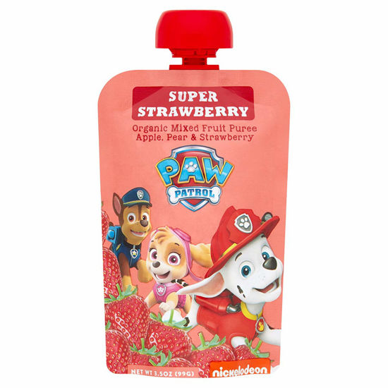 Picture of Paw Patrol Super Strawberry Organic Mixed Fruit Squeeze Pouch, 3.5 Ounce (Pack of 10)